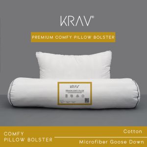 Pillow Bolster Cotton & Microfiber Goose Down King Size