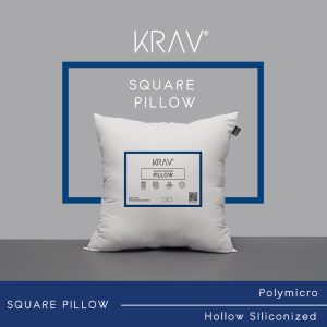 Square Pillow Cotton & Siliconized Fiber Size 40x40